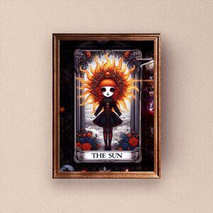 Tarot card  gotic art  print